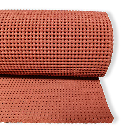 SILICONE RAU SIK SP.=10mm. 1800 X 900mm. ROSSO – REMBOURRAGES AU METRAGE Lamplast Maroc