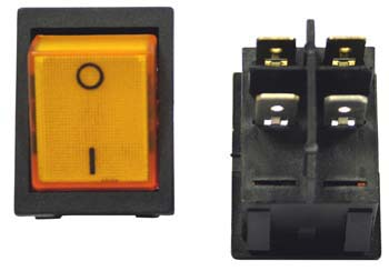 SEGNALATORE LUMINOSO ARANCIO 4 FASTON  V.220 – FICHES MALES ET FEMELLES INTERRUPTEURS ET LAMPES TEMOINS Lamplast Maroc