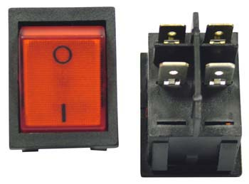 SEGNALATORE LUMINOSO ROSSO 4 FASTON  V220 – FICHES MALES ET FEMELLES INTERRUPTEURS ET LAMPES TEMOINS Lamplast Maroc