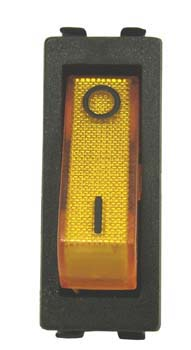 INTERRUTTORE LUMINOSO STRETTO ARANCIO 220V. – FICHES MALES ET FEMELLES INTERRUPTEURS ET LAMPES TEMOINS Lamplast Maroc